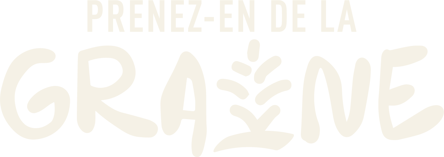 Logo Prenez-en de la graine