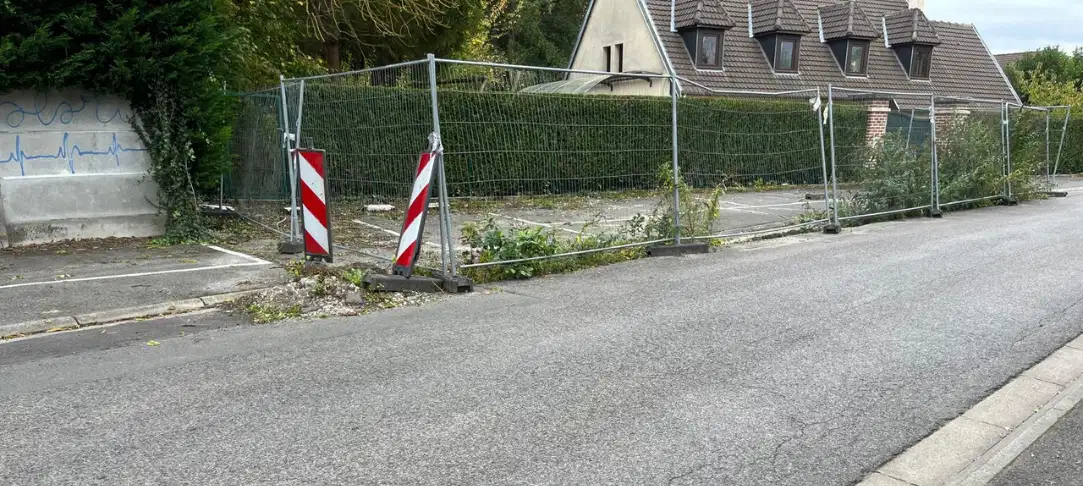 Saleux : une cavité de 150 m³ sous la chaussée